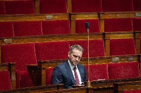 Session of Questions to the Government at The National Assembly - Paris AJ