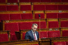Session of Questions to the Government at The National Assembly - Paris AJ