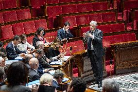 Session of Questions to the Government at The National Assembly - Paris AJ