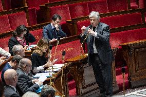 Session of Questions to the Government at The National Assembly - Paris AJ