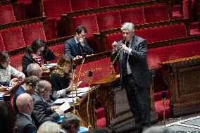 Session of Questions to the Government at The National Assembly - Paris AJ