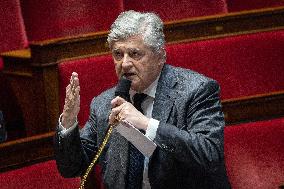 Session of Questions to the Government at The National Assembly - Paris AJ