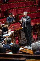 Session of Questions to the Government at The National Assembly - Paris AJ