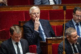 Session of Questions to the Government at The National Assembly - Paris AJ
