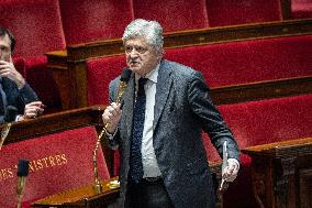 Session of Questions to the Government at The National Assembly - Paris AJ