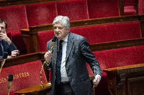 Session of Questions to the Government at The National Assembly - Paris AJ