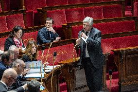 Session of Questions to the Government at The National Assembly - Paris AJ