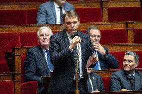 Session of Questions to the Government at The National Assembly - Paris AJ