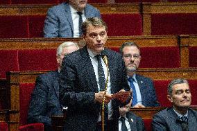 Session of Questions to the Government at The National Assembly - Paris AJ