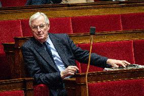 Session of Questions to the Government at The National Assembly - Paris AJ