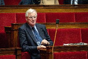 Session of Questions to the Government at The National Assembly - Paris AJ