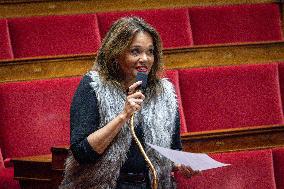 Session of Questions to the Government at The National Assembly - Paris AJ