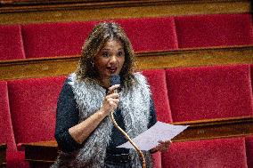 Session of Questions to the Government at The National Assembly - Paris AJ