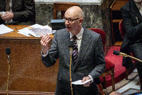 Session of Questions to the Government at The National Assembly - Paris AJ