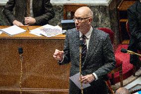 Session of Questions to the Government at The National Assembly - Paris AJ