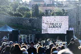 Public Tribute to Brigitte Bardot at The Pre Des Pecheurs - Saint-Tropez