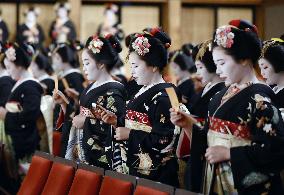 Geiko, maiko in Kyoto start work in 2026