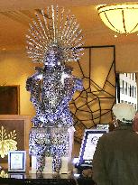 Stained glass-made armor in Japan