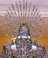 Stained glass-made armor in Japan