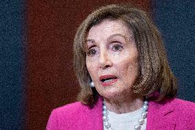 DC: Former Speaker Nancy Pelosi Speaks To Reporters after classified hearing on on the Venezuela operation