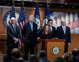 DC: Speaker Mike Johnson Speaks To Reporters During Weekly Capitol Hill Press Conference