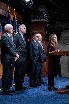 DC: Speaker Mike Johnson Speaks To Reporters During Weekly Capitol Hill Press Conference