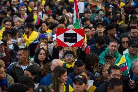 Colombian President Petro Rally to Defend National Sovereignty