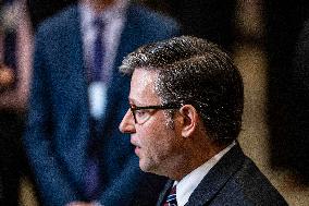 DC: Speaker Mike Johnson Speaks To Reporters after classified hearing on on the Venezuela operation