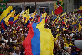 Colombian President Petro Rally to Defend National Sovereignty