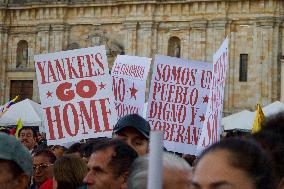 Colombian President Petro Rally to Defend National Sovereignty