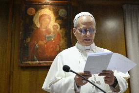 Pope Leo XIV Opens Extraordinary Consistory - Vatican