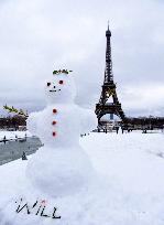 Paris Under The Snow - Eiffel Tower