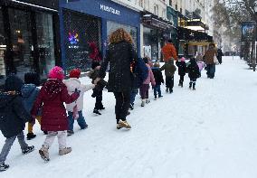 Paris Under The Snow - Paris