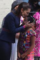 Unveil Ceremony Statues of Heroic Mexican Women - Mexico