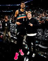 Leon Marchand in San Antonio to Meet Wembanyama for The NBA Game - USA