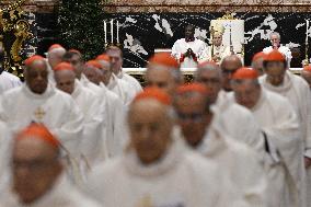 Pope Leo XIV Leads Mass During The Extraordinary Consistory - Vatican