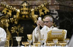 Pope Leo XIV Leads Mass During The Extraordinary Consistory - Vatican