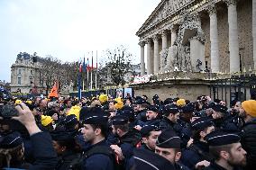 Farmers Protest In Front Of The National Assembly - Paris