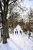 Illustration - Paris Under the Snow - Paris