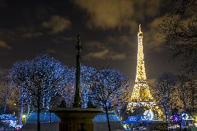 Illustration - Paris Under the Snow - Paris