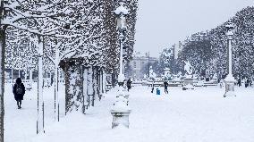 Illustration - Paris Under the Snow - Paris