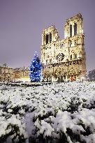 Illustration - Paris Under the Snow - Paris