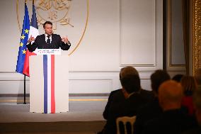 President Macron At 2026 Ambassadors Conference - Paris