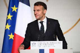 President Macron At 2026 Ambassadors Conference - Paris