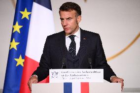 President Macron At 2026 Ambassadors Conference - Paris