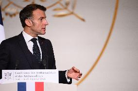 President Macron At 2026 Ambassadors Conference - Paris