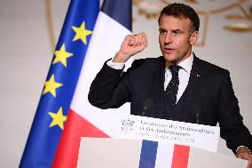 President Macron At 2026 Ambassadors Conference - Paris