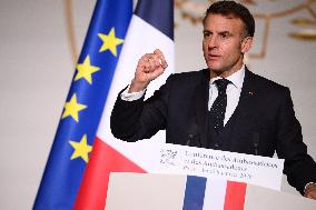 President Macron At 2026 Ambassadors Conference - Paris
