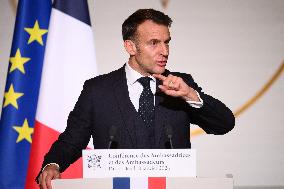 President Macron At 2026 Ambassadors Conference - Paris