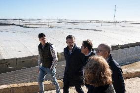 Pacheco Visits Farm Affected By 2024 DANA - Spain